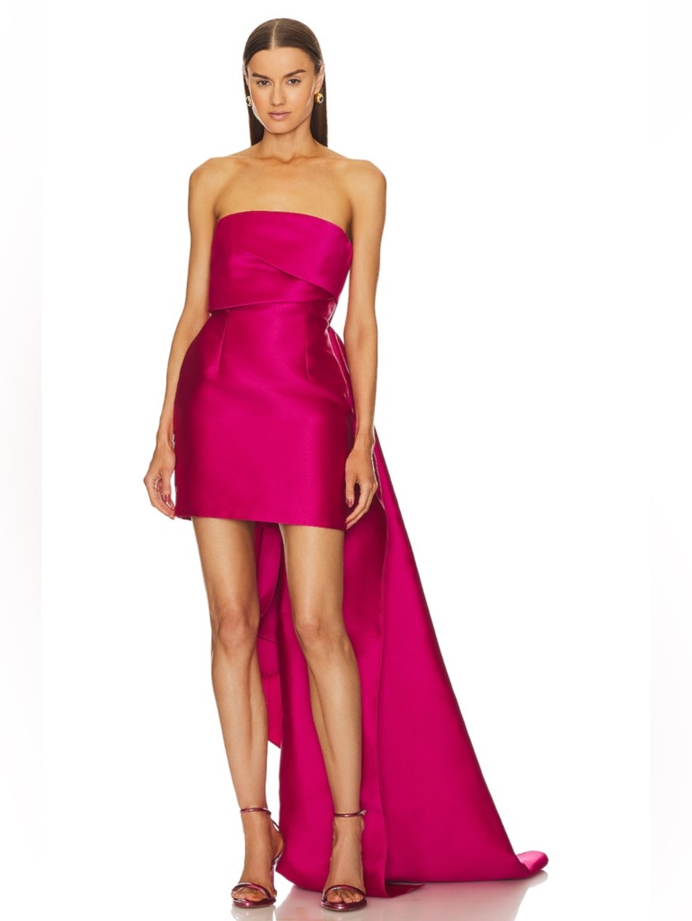 Solace London Meyer Mini dress in Cerise